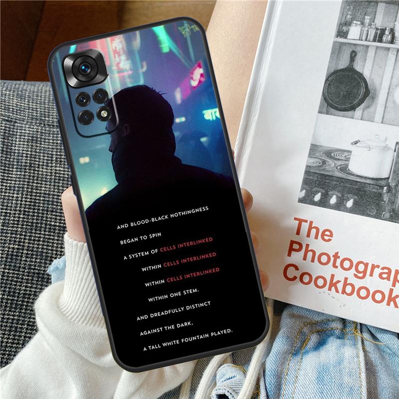Blade Runner 2049 Phone Case For Redmi Note 10 9 8 11 12 Pro 9S 10S 11S 12S Cover For Redmi 12 12C 9C 10C 13C