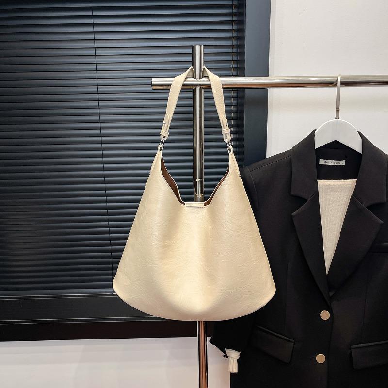 Retro style shoulder big bag bucket bag autumn new large capacity commuter tote bag fashion women's bag