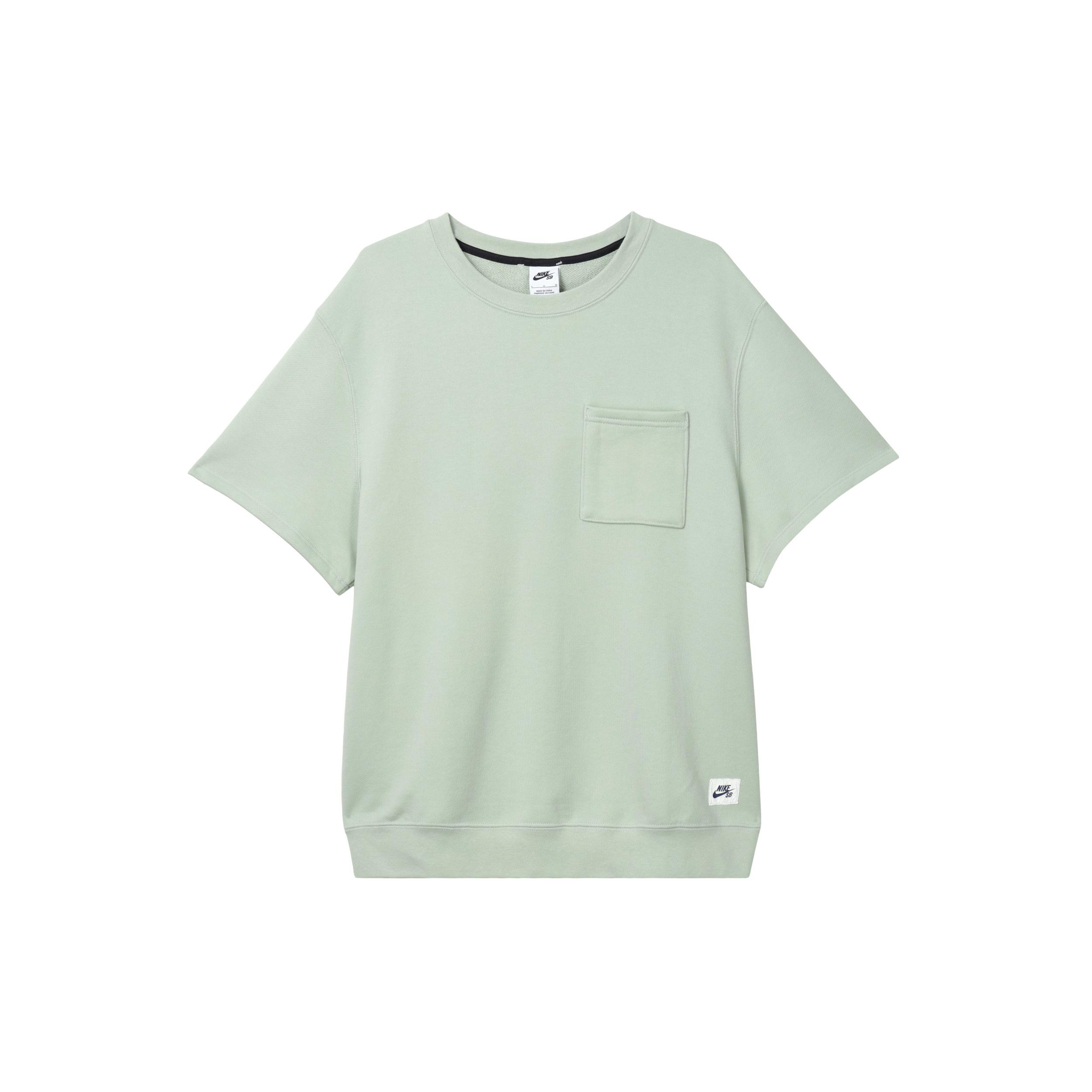 Nike SB Solid Color Round Neck Pocket Athleisure Casual Sports Short Sleeve Unisex Blue / Navy Blue Men s DH2930-017 L
