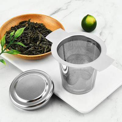 Infusor de Chá Aço Inoxidável Coador de Chá Filtro de Chá Folhas Soltas Coador para Preparo para Xícara Bule Infusor Malha Acessórios de Cozinha