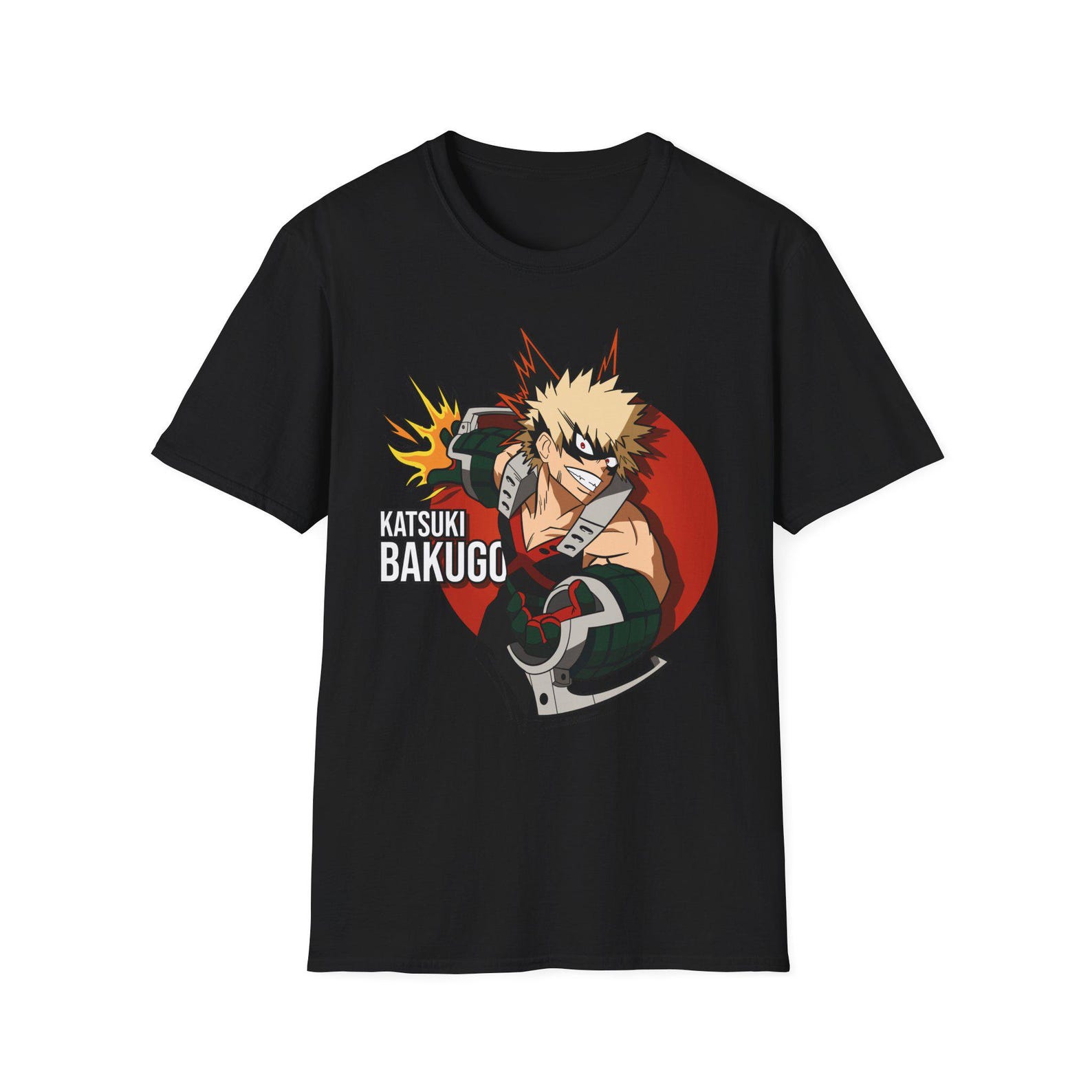 Bakugo Explosion Anime Tee | Graphic T-Shirt 2XL
