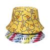 Cartoon Duck Bucket Hats Women Men Summer Cute Cartoon Animal Printing Fisherman