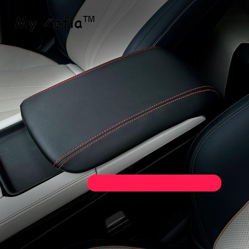 Voor BYD Seal U Sealion 6 Song Plus 2024 2025 Centrale Bediening Leer Armleuning Box Beschermhoes Auto Interieur Accessoires