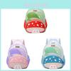 Cartoon Mushroom Pattern Kids Backpack With Air Cushion Straps For Preschool School Use