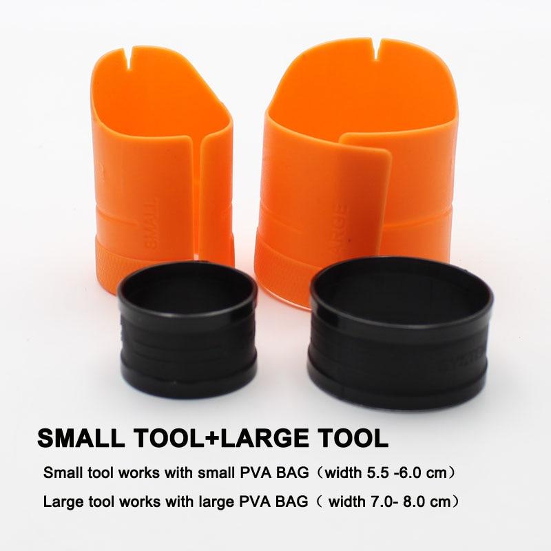 Akcesoria wędkarskie do karpia ładowanie worka PVA ładowarka do karpia włosowego Rig narzędzie karpia gruba metoda podajnik sprzęt wędkarski