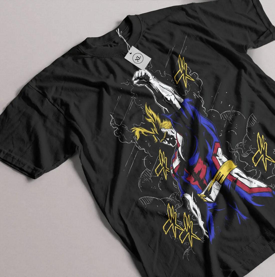 All Might Tshirt Hero Boku Hawks Armor Stripgift Shirt All Size S