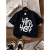 Europäische Größen Jungen T-Shirt Druck Design Kunst, Ideal für Outdoor-Aktivitäten, Weiches Gestricktes Oberteil, Bequem Und Atmungsaktiv, Geeignet für den Sommer
