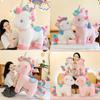 Adorable Rainbow Unicorn Plush Toy Soft And Fluffy Stuffed Animal Gift For Kids