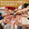 62KD Classroom Faith Activity 20 Set PVC Savior Figurines Crosses Prayer Cards Bags