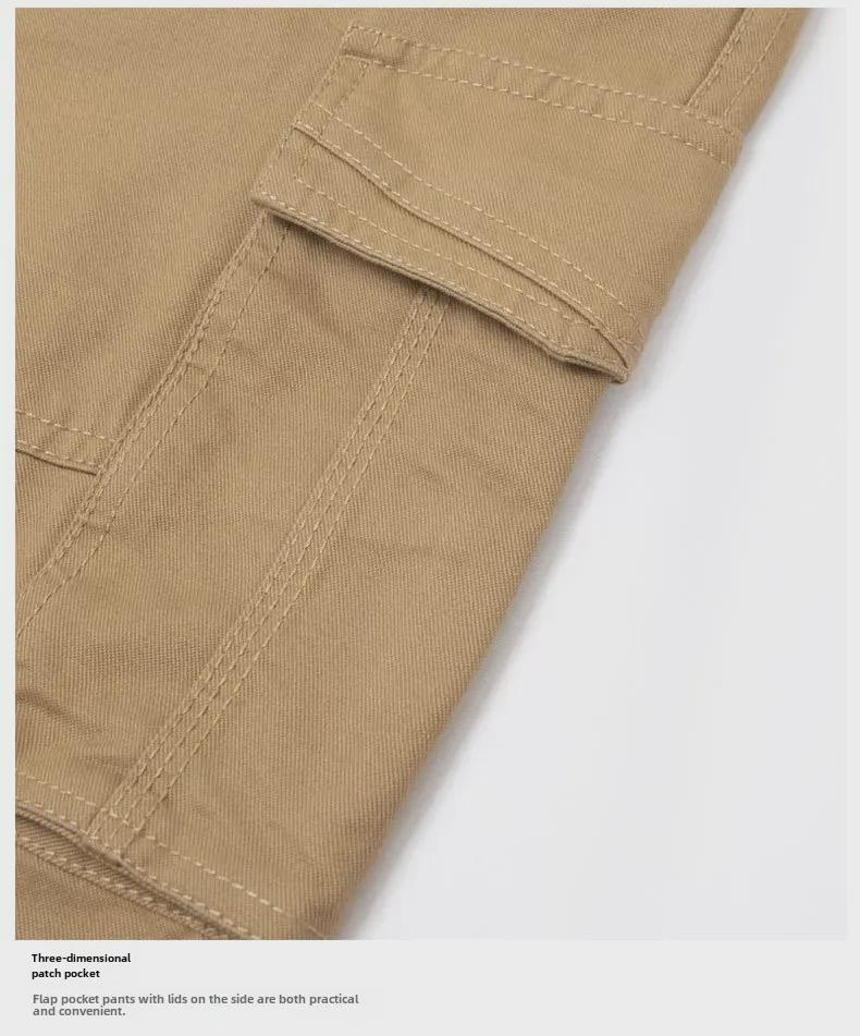 Men’s Pure Cotton Multi-Pocket Workwear Trousers - Spring/Autumn Style
