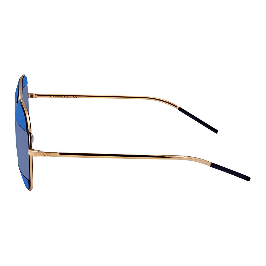 Dior Logo Design Sonnenbrille im Pilotenstil Unisex-Sonnenbrille Gold DIORSPLIT2