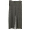 MAX MARA Weekend Border Pattern Knit Wide Pants M Black Women Used