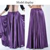 Fashion Sparkling Satin Satin Skirt Spanish Professional Belly Dance Skirt Show Costumes Large Swing Dancer Practice Wear Dance