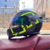 Motorcycle helmet peel-off helmet Men's and women's full helmets Bluetooth personality four-season locomotive big tail national standard