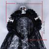 Dunkler Gothic-Stil Totenkopf Haaraccessoire Leichte Harz-Haarbänder Haarschmuck für Cosplays und Musikfestivals