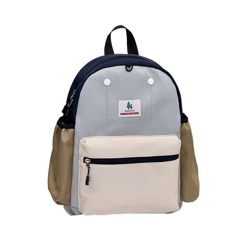Schoolbag Brick and Mortar Store Japanese Dopamine Color Matching Children's Schoolbag Decompression Spine Protection Kindergarten Pupils Backpack