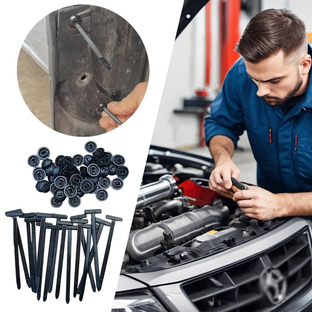 Self-locking Plastic Nylon Cable Tie 20/50/100pcs Universal Cable Tie Retainer Heavy Duty Nylon Zip Ties Car Accessories