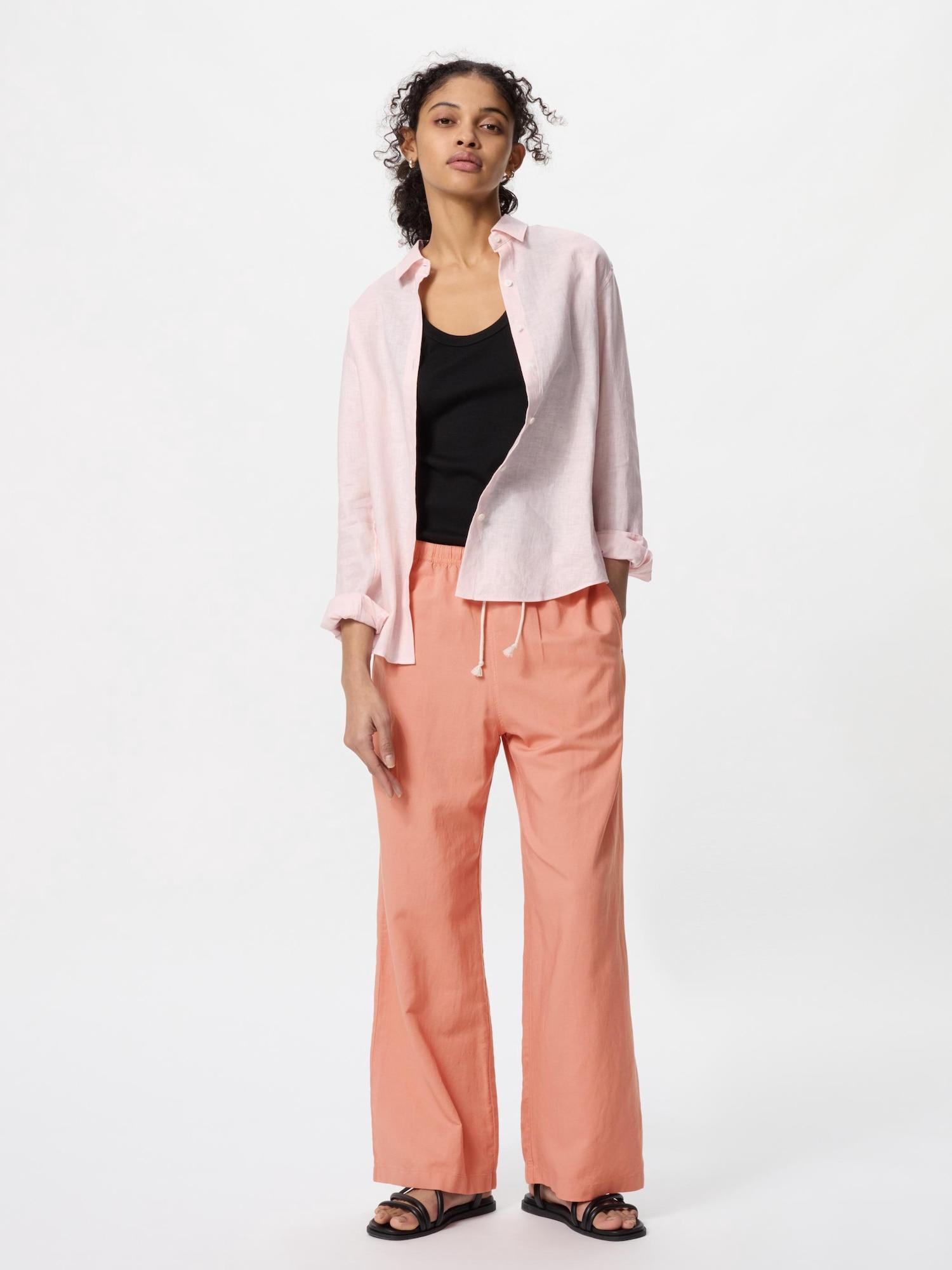 

Uniqlo Japan Linen Blend Easy Pants 21 LIGHT ORANGE/3XL