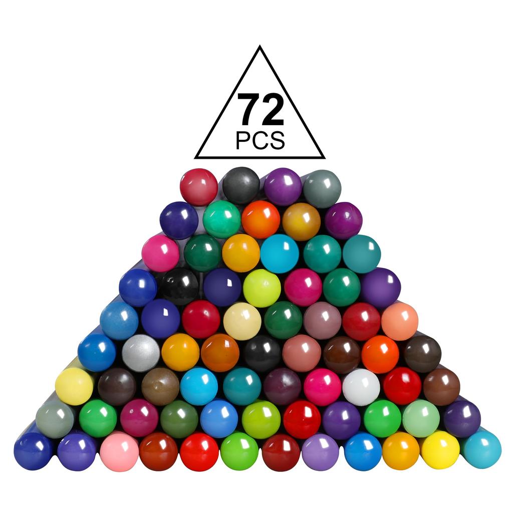 HIFORNY 78 Premium Black Edition Adult Colored Pencil Set 72 Colored Pencils with Artist Softcore Art Supplies for and Kids – Extras, Adults,