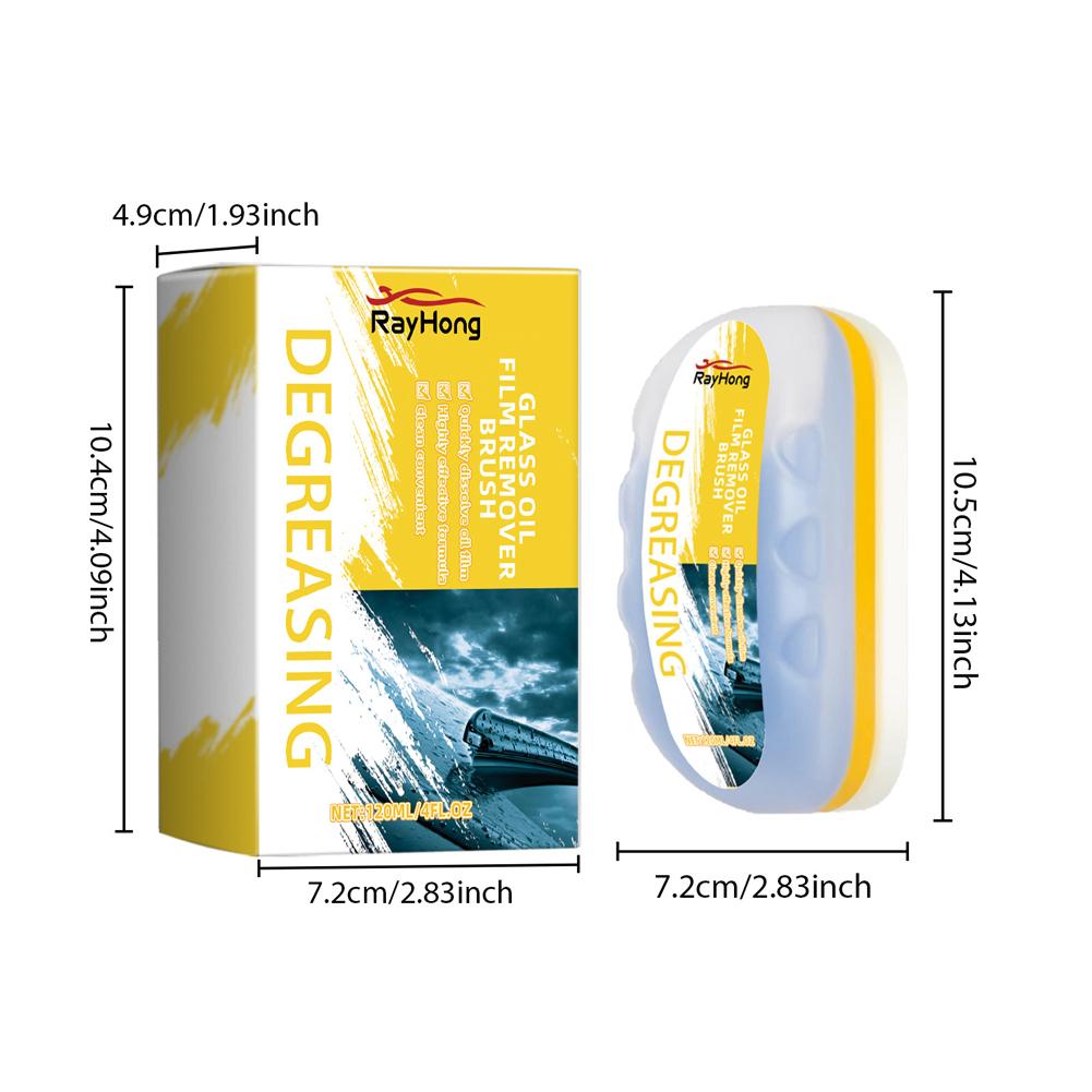 Car Window Windshield Cleaner Auto Glass Sponge Cleaning Brush Powerful Glass Glossy Stain Removal Strong Cleaning Brush Tool
