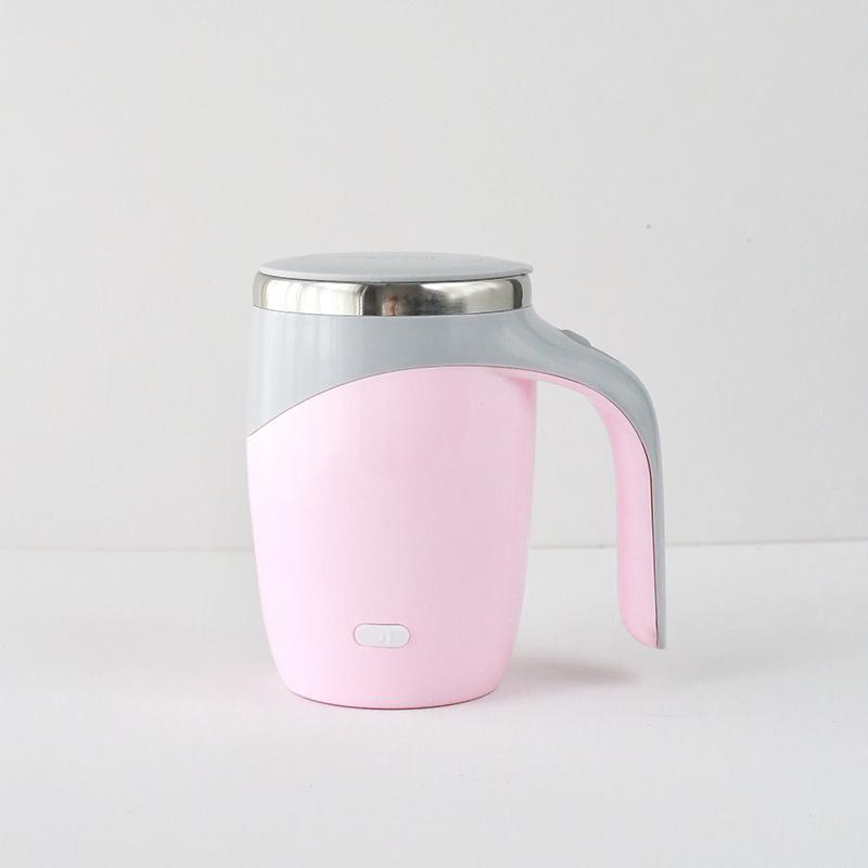 304 Stainless Steel Automatic Stirring Mug Magnetic Rotating Cordless One Button Start Fast Cooling For Coffee Milk Lazy People