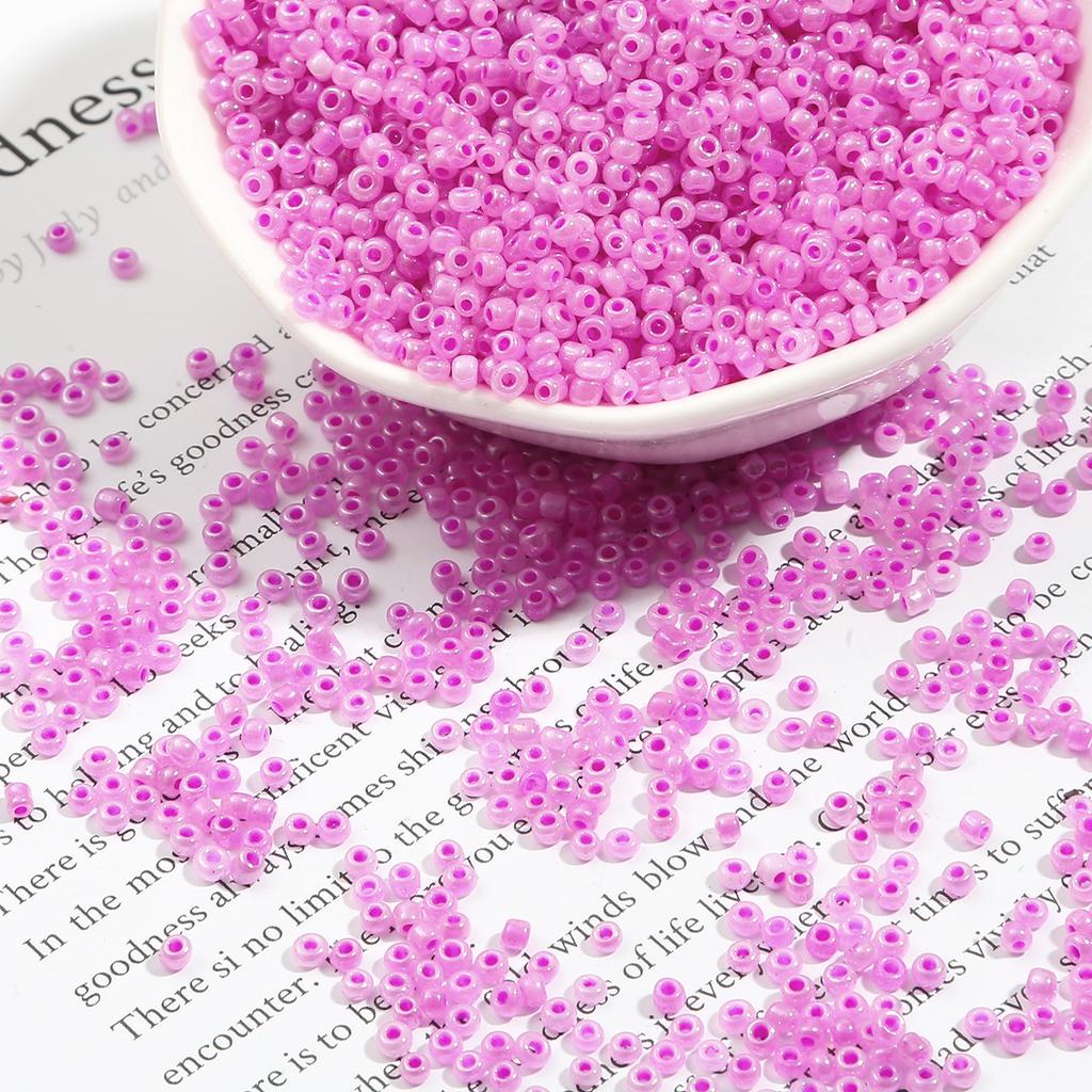 450G Glass Seed Beads Cream Color Charm For Jewelry Making Accessories DIY Bracelet Necklace