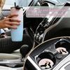 2 Pack Car Coasters for Cup Holders,Mandala Flower Car Cup Holder Coasters,2.75" Universal Size Anti Slip Rubber Mat,Automotive Interior