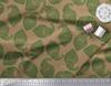 Soimoi Blue Japan Crepe Satin Fabric Green Paisley Printed Craft Fabric by the metre 42 Inch