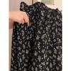 French New Retro Floral Skirt Small High Waist Thin Temperament Skirt Foreign Style Age Reduction Casual Style