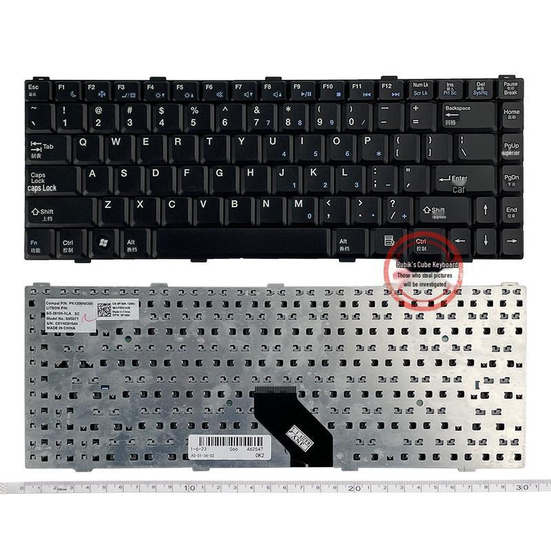 Compatible Keyboard for Dell 1425, 1427, 1428, FT02, R610N, Founder R610, R610N, A605, A611 Models