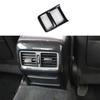 Carbon Fiber Rear Air Condition Vent Outlet Frame Fit For Infiniti Q50 2014-