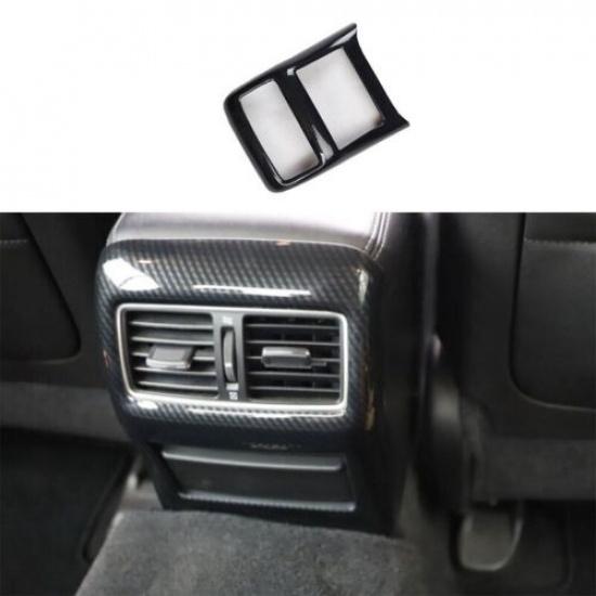 Carbon Fiber Rear Air Condition Vent Outlet Frame Fit For Infiniti Q50 2014-