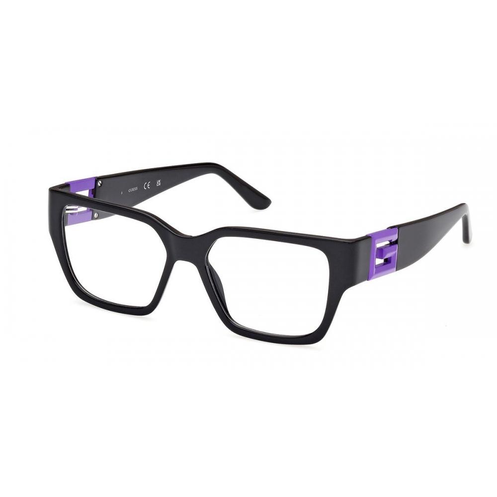 Photos - Glasses & Contact Lenses GUESS Unisex Eyeglasses Gu2987 Shiny Black/54-16-145 black