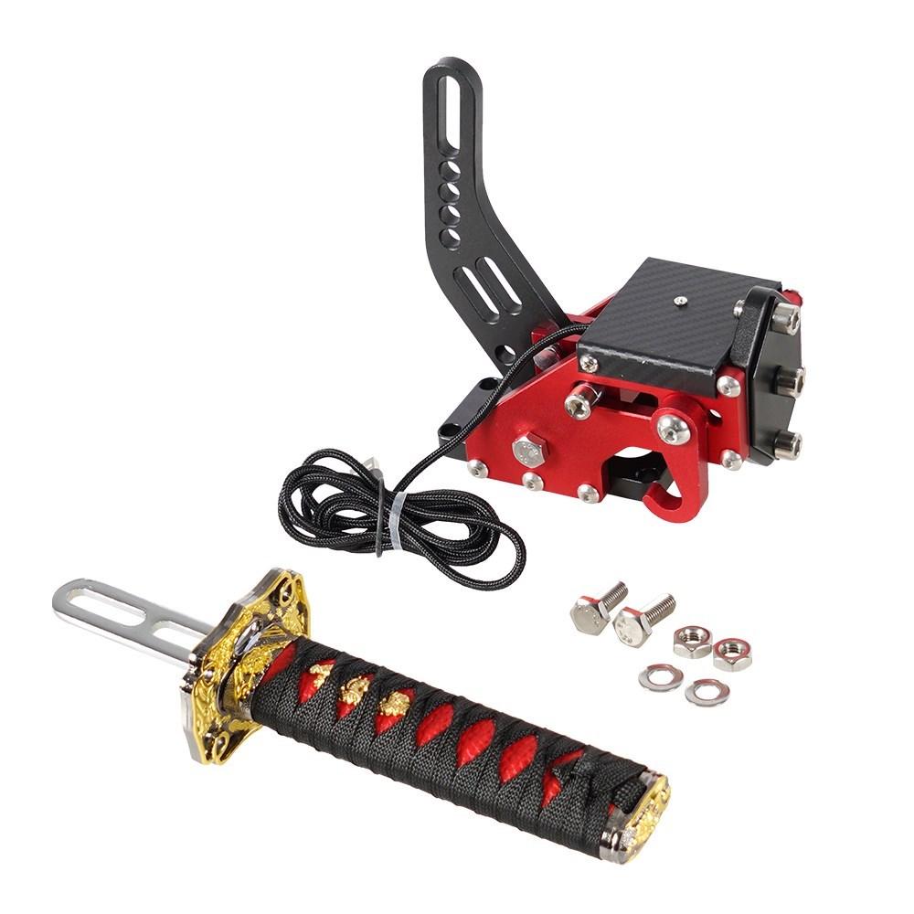 Katana Handbrake 15/26Cm Square Plate Samurai Sword PC SIM Simulated Racing Game For G25/27/29 T300 T500 Without Clamp