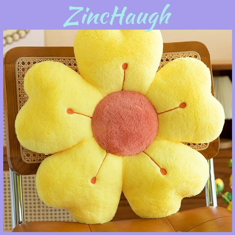 Adorable And Stylish Plush Floral Cushion Pillow Perfect For Office Chair Support