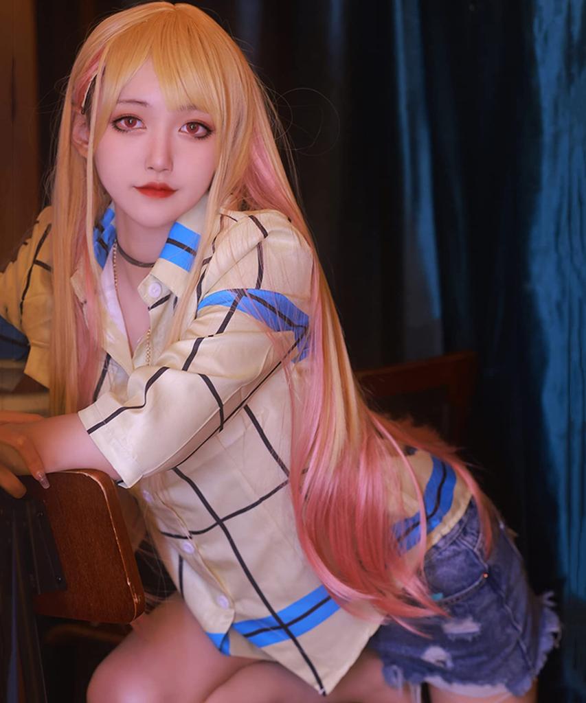 [Milky Time] Perücke enthalten: My Dress-Up Doll's Love Story - Kitagawa Marin Cosplay Halloween-Kostüm