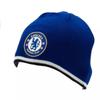 Chelsea FC Crest Knitted Reversible Beanie