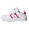 Adidas Neo Breaknet 2.0 Non-Slip Durable Low-Top Shoes Baby Shoes White Pink hp8973