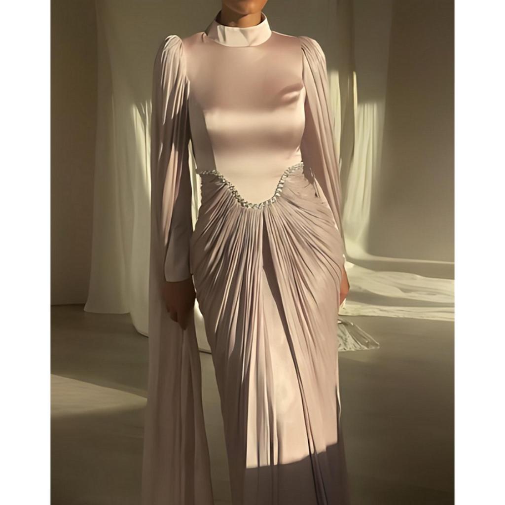 Fall Winter Women's Sexy Rhinestone Splicing Evening Dress for Crossbody Party Cocktail Formal Event