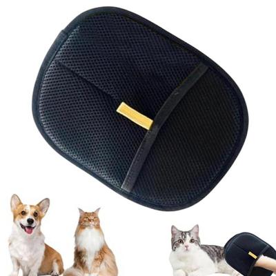 Doppelte Haarentfernungshandschuhe für Haustiere, elektrostatisch, Katzenhaarentferner-Bürste, Klebehandschuhe, Katzenhaarkamm, Waschen, Haarentfernung, Pflege