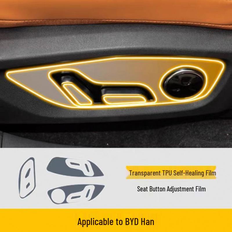 BYD Han DMI EV Interior Film Screen Protector & Dashboard Sticker - Transparent
