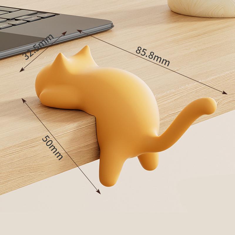 Cute Cat Bag Hook Portable Table Hook Handbag Backpack Organizer Holder for Home Office Desk Side Decor Travel Bag Hanger
