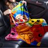 1pc Plim Plim Print Flannel Blanket -Suitable for All Seasons, Perfect for Home, Travel, or Camping - 061341