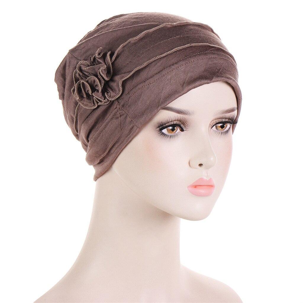 Fashion Women Flower Turban Cap