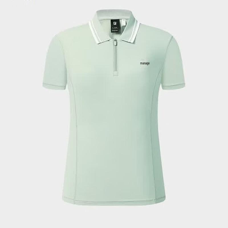 FILA Women s Knit Short Sleeve Polo Shirt S