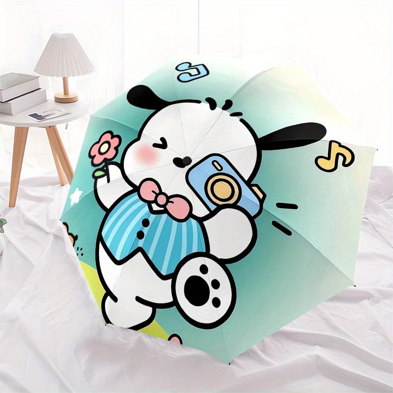 Cute Character,Camera Automatic Umbrella-Foldable, Durable 8-Bone Design, Compact and Stylish, Great for Camping, Halloween, Christmas, Moth