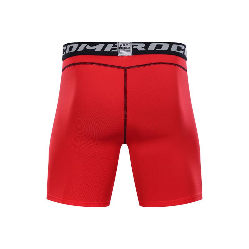 Men's Quick-Dry High-Elastic Basketball Running Shorts 6014: Sweat-Wicking, Tight-Fit Base Layer for Training