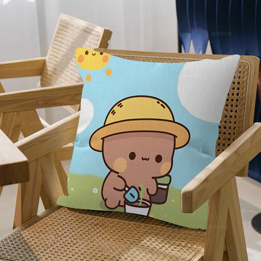 Bubu Dudu Personalized Pillow Dust Cover Bedroom Kids Party Decoration Pillowcase Birthday Children Gift