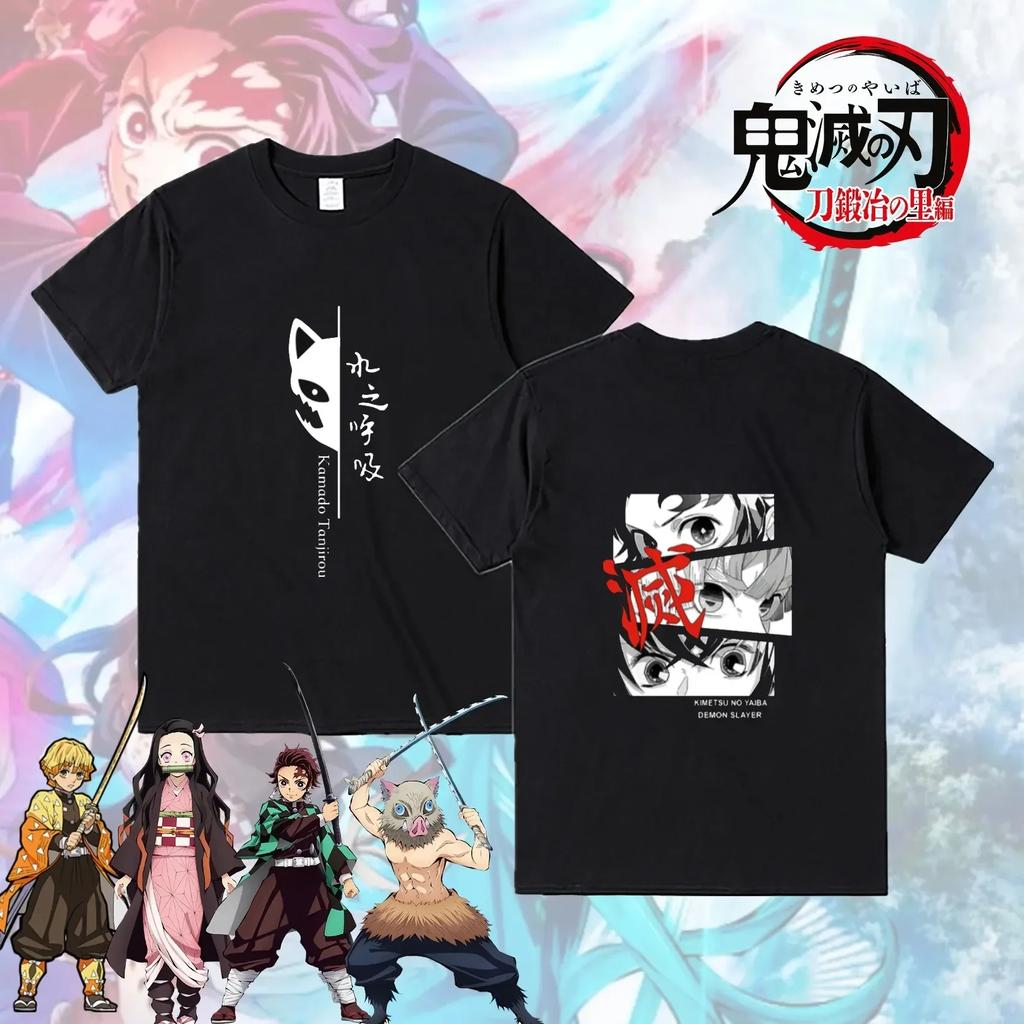 Demon Slayer Men Sports T-shirt Blade Of Ghost Kimetsu No Yaiba 3D Funny T-shirt Anime Demon Blade Cool Clothes