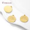 Pendentifs Arbre de Vie Plaqué Or 18 Carats Pour Bijoux, Pendentifs Pour Bracelets, Pendentif de Collier Mode Fabrication DIY Accessoires